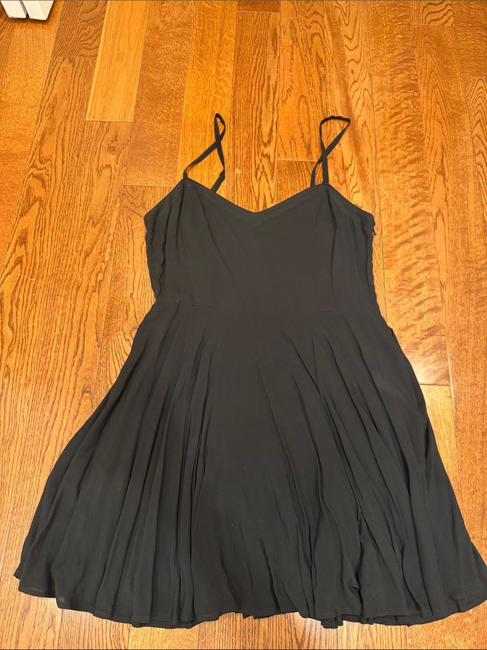 Talula Black Spaghetti-Strap Mini Dress